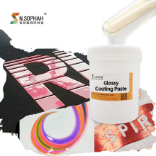 High Fastness Smooth Surface Printing Coating - Glossy Coating Paste for Screen Printing