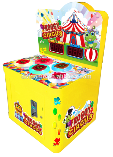 Amusement hitting frog hammer children game machine