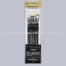 Gouache painting brush set, no nap/undercoat