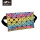 Geometric gradient color waist bag for women