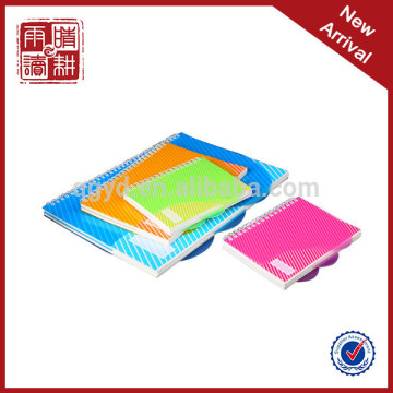 2015 pvc cover spiral notebook & hard office supply