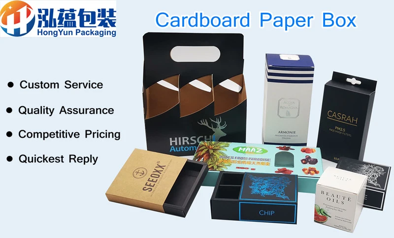 Factory Custom Perfume Oil Bottle Paper Box with Card Insert