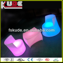 Multi-color illuminated led furniture led coffee chair and led coffee table