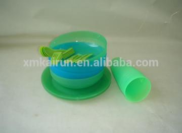 Dinner Outside Plastic Picnic Set Plastic Cutlery Set, Plastic Tableware Set (26pcs)