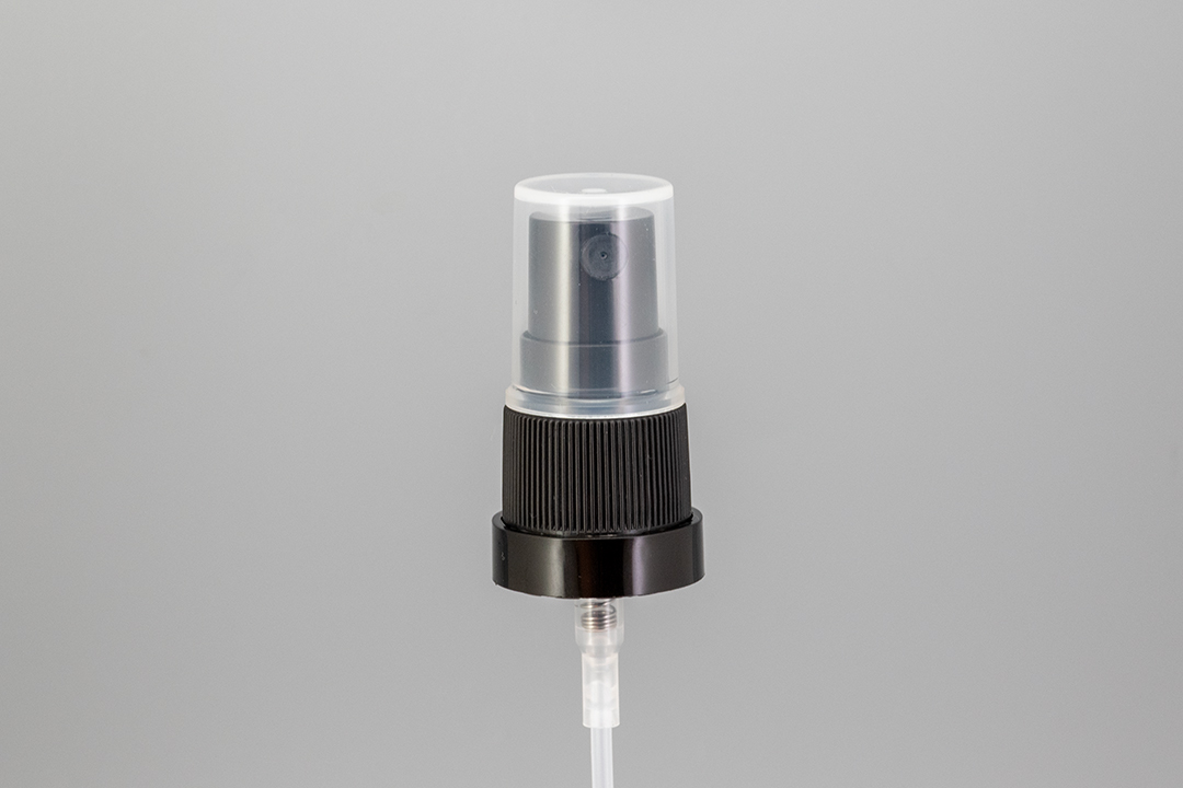 18/415 مشکی آجدار Tamper-Evident Fine Mist Sprayer 18/415 Black Ribbed Tamper-Evident Fine Mist Sprayer