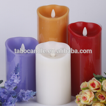 led wax candles/flameless led dancing flame candle