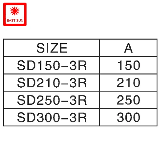 Three Arm Ways  AISI316 Glass Spider (SD-150-3R)  