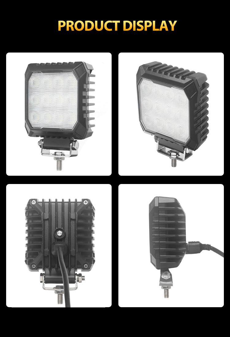 Desain baru 4.3 "35 W CHIP OSRAM DT Plug Over-Heated Protected LED Cahaya Kerja Pertanian