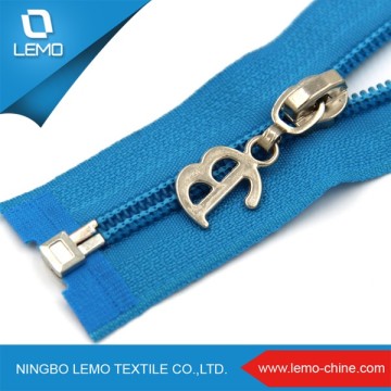 5# Wholesale Nylon Zippers Logo Sliders For Zippers