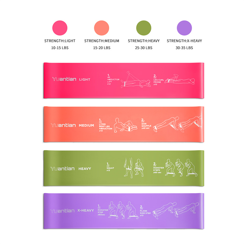 Bandas de energia de fitness do exercício em casa