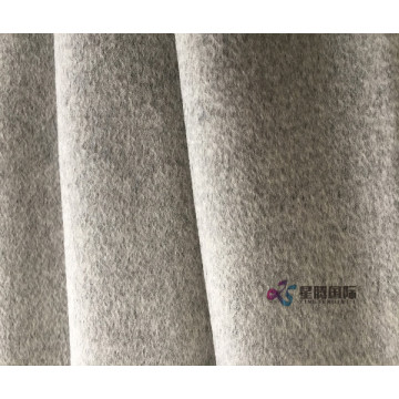 Smoky Gray 90% Wool 10% Cashmere Fabric