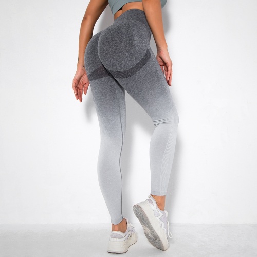 leggings de gym sans couture taille haute