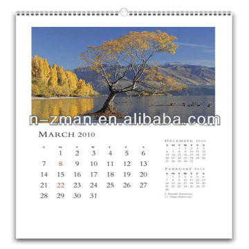 Calendar,2016 Wall Calendar,Wall Calendar