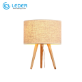 Lampu Meja Kayu Standar LEDER