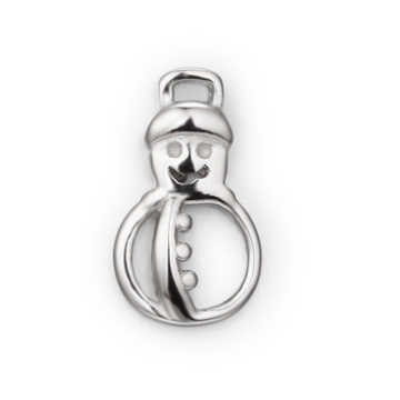 Wholesale fashion silver jewelry accessory of christmas silver charm