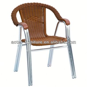 Outdoor wicker comfortable cafe chair