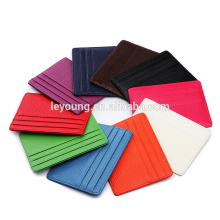 Fashion Pu Leather ID Cards Holder Bank Card Wallet