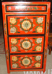 Tibetan Style Shoe Cabinet 