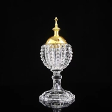 Classic Crystal Incense Stove, Middle Eastern Arabian Incense Holder & Burner