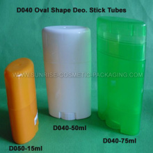 15ml 50ml 75ml ovale Form Deo. Stock Tubes