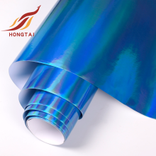 Laser Mirror Chrome Wrap Car Black Chrome Vinyl