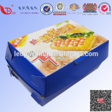 Custom Logo Print Fast Food Cardboard Paper Hamburger Packaging Boxes