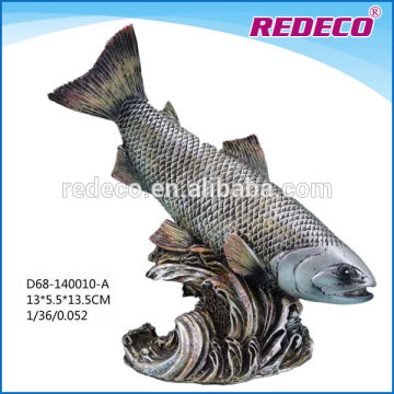 Polyresin fish sculpture