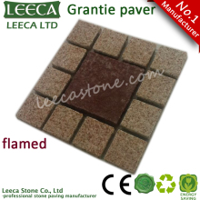 China yellow granite interlock pavers