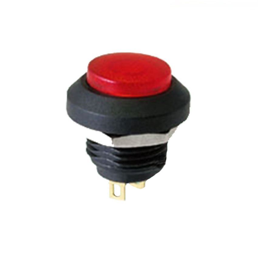 DC AC IP67 ki enpèmeyab momantane pouse bouton switch