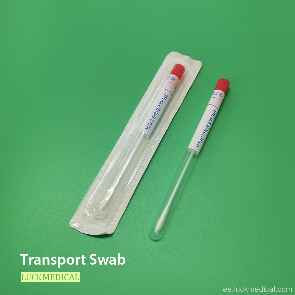 Muestreo El transporte de transporte SwaBs Flock punta de garganta Use FDA