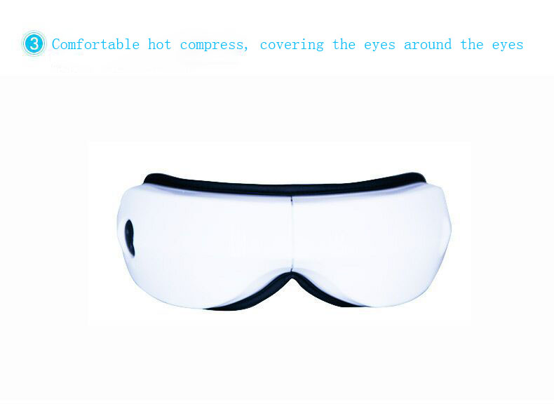 2019 NEW Multifrequency Vibration Wireless Eye Care Massager with Heat Compression