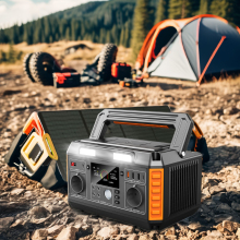 Toni 600W 24V Solar Generator - Portable Power Station with LED Light