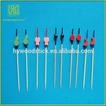 2015 High Quality Custome-made Bead Bamboo Skewer