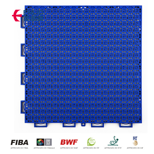 piastrelle modulari sospeso per esterni per esterni pp pavimenti sportivi piastrelle di plastica portatili