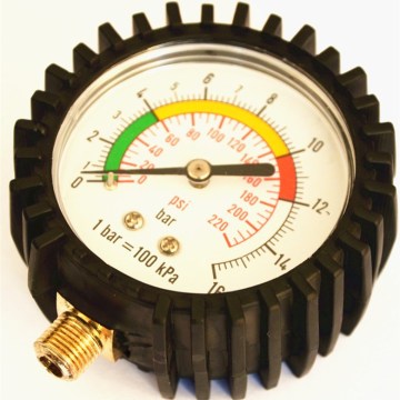 All Stainless steel Pressure gauge plastic case pressure gauge black case pressure gauge