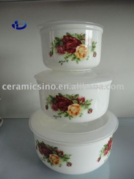 ceramic,Microwave bowel,3set,bone china ceramic