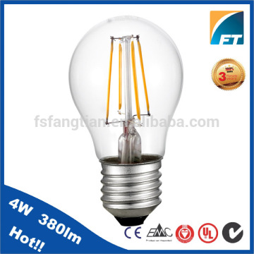 High quality 4W e27 dimmable Filament LED Bulb