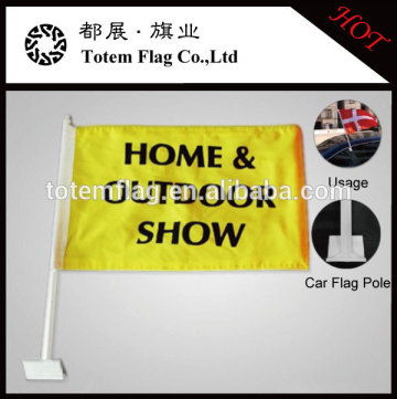 Customized Double Polyester Car Flag