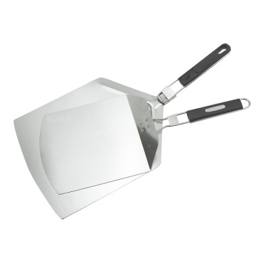 Folding Pizza Peel Cutter Set - Aluminum Handle Pizza Shovel Tool