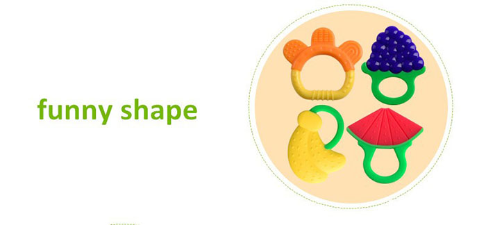 funny shape teether