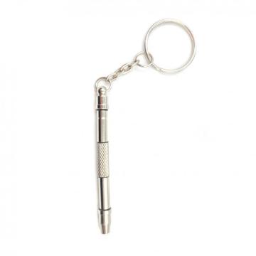 multifunctional mini eyeglasses screwdriver with keychain