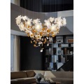 Hotel lobby crystal glass pendant light Magnolia Chandelier