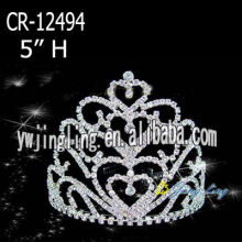 Diamantes de imitación coronas concurso Tiaras CR-12494