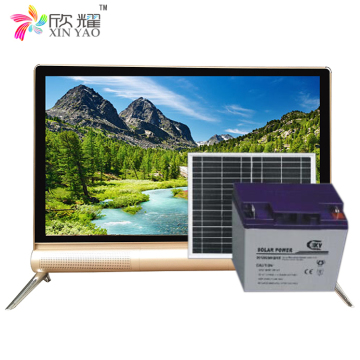 12V DC Powered Solar LCD TVs: 15-32 Inch LED Displays