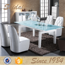 A-32 modern dining table designs / modern dining tables / modern tempered glass dining table