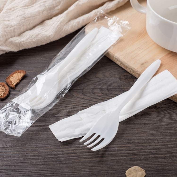 2021 Hot Selling Medium Weight Flatware Disposable PP Plastic Cutlery 2.5g