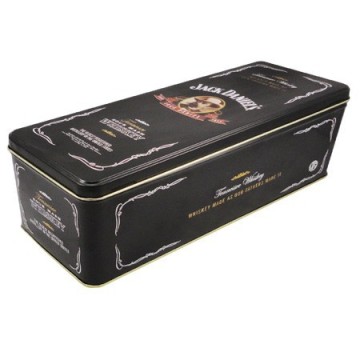 factory sale rectangular wine packaging tins