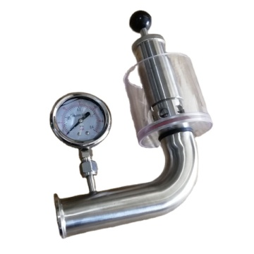 Sanitary Stainless Steel Pressure Adjust Valve for Food Processing Industry