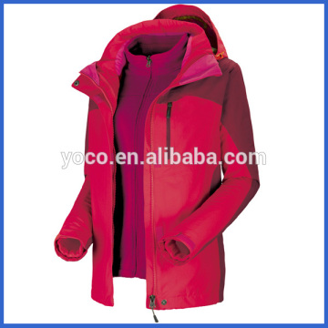 Winter womens parka for ski wear