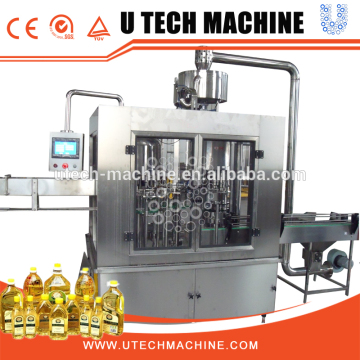 Vegetable Oil / Food Oil Filling Machine Equipment For Plastic Bottles